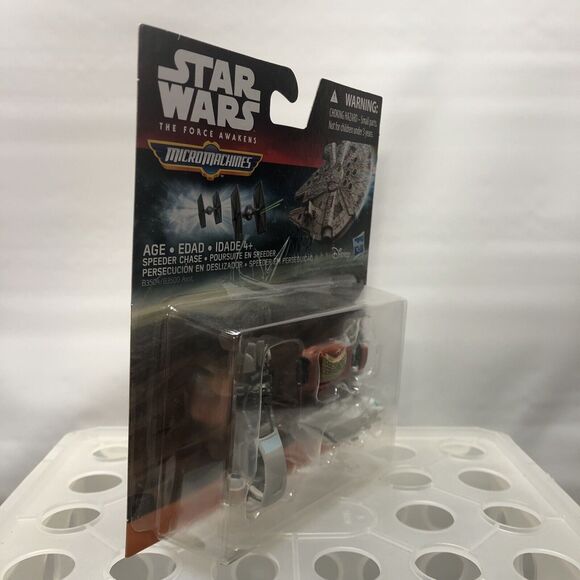 Star Wars Micro Machines Speeder Chase Rey Jakku Landspeeder Transporter MOC - Picture 2 of 10